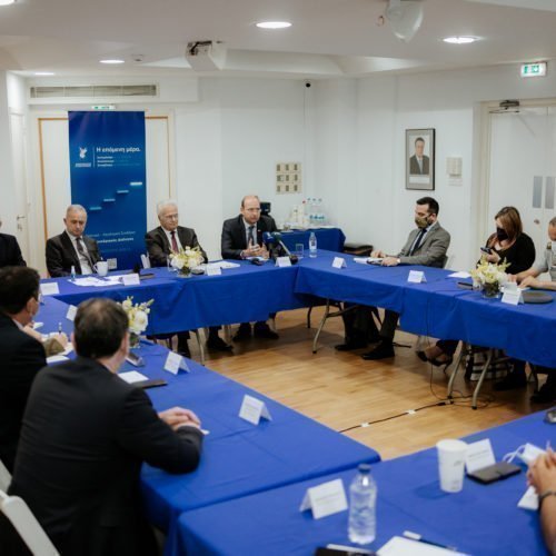Πολιτική συζήτηση Δημοκρατικού Συναγερμού με εμπειρογνώμονες για την άμυνα και την ασφάλεια στα πλαίσια του διεθνούς δικαίου